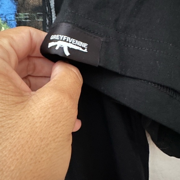 G59 Records Unisex Adult's Short-Sleeved Jewel Case Tee MP7 Black M NWOT, Rare - Picture 3 of 12